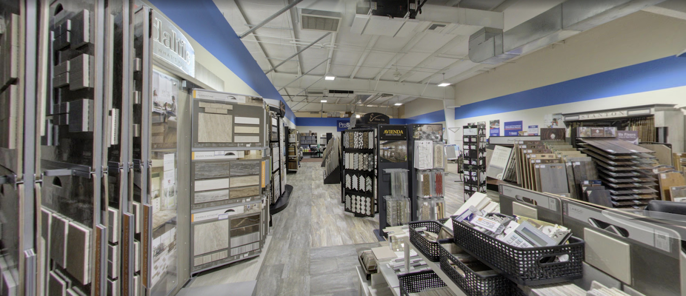 Lake Charles The Floor Trader showroom interior